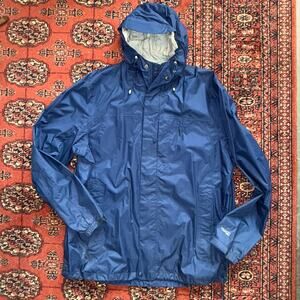 L. L. Bean Men’s XL Tall Cobalt Blue Nylon Windbreaker Ripstop Jacket PRISTINE!